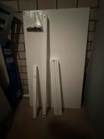 Bureau -Wit, Ophalen, Kunststof, Gebruikt, 100 tot 150 cm