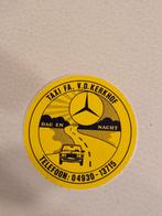 634 Vintage Taxi V.D. Kerkhof Sticker, Auto diversen, Ophalen of Verzenden