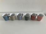 Koffiekopjes 6 stuks z.g.a.n., Huis en Inrichting, Keuken | Servies, Ophalen of Verzenden, Zo goed als nieuw, Overige stijlen