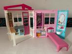 Inklapbaar Barbiehuis - Compact en compleet!, Kinderen en Baby's, Speelgoed | Poppenhuizen, Ophalen, Gebruikt, Poppenhuis