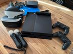 Complete Playstation 4 & PSVR set, Ophalen, 500 GB, Met 2 controllers, Zo goed als nieuw