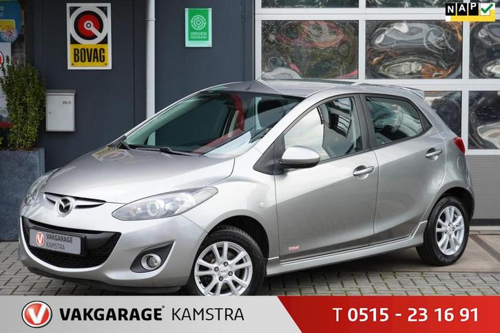Mazda 2 1.3 GT-M G3 Gas Line NAP 5-drs Airco/Cruise/Stoelver, Auto's, Mazda, Bedrijf, Te koop, ABS, Airbags, Airconditioning, Boordcomputer