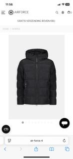 Airforce winterjas heren Morris jacket zwart NIEUW maat L, Maat 52/54 (L), Zwart, Nieuw, Ophalen of Verzenden