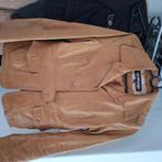 Leren camel jas maat 38, Kleding | Heren, Ophalen of Verzenden, Zo goed als nieuw, Beige