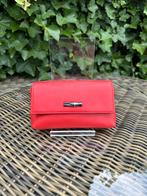 Longchamp tas | leer | rood/oranje | 12x20 cm, Sieraden, Tassen en Uiterlijk, Tassen | Damestassen, Ophalen, Zo goed als nieuw