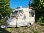 Leuke kleine caravan Caravelair bamba, Caravans en Kamperen, Caravans, Omvormbare zithoek, Particulier, Caravelair, Tot en met 4