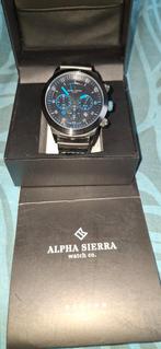 Leuk horloge .van het merk alpha sierra, Ophalen of Verzenden, Zo goed als nieuw, Staal, Overige merken