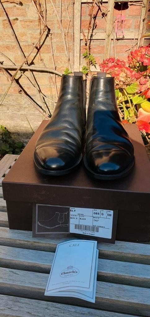 Church's Chelsea Boots (zwart), maat 8,5 (43), Kleding | Heren, Schoenen, Gedragen, Boots, Zwart, Ophalen of Verzenden