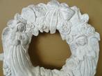 Betonnen kerstkrans met engelen kerstkrans beton steen 40cm, Gebruikt, Ophalen of Verzenden, Nvt, Nvt