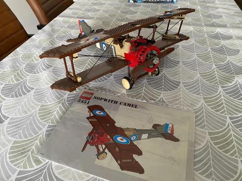 Lego Sopwith Camel 3451 vliegtuig, Kinderen en Baby's, Speelgoed | Duplo en Lego, Gebruikt, Lego, Complete set, Ophalen of Verzenden