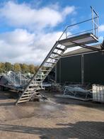 Bordestrap 3 meter 3.20 en 2.80 gegalvaniseerd trap metaal, Ophalen of Verzenden, Gebruikt, Trap