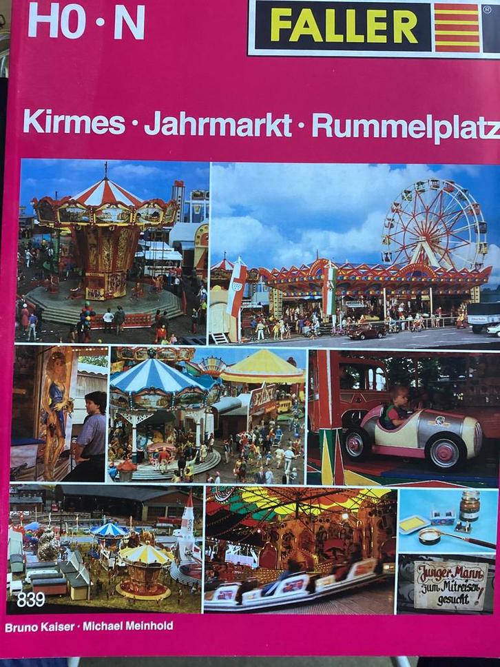 Faller 839 het kermisboek 100 blz., Hobby en Vrije tijd, Modeltreinen | H0, Zo goed als nieuw, Brug, Tunnel of Gebouw, Overige merken