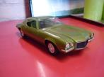 PROMO CHEVROLET CAMARO 1970/73 GROEN 1;24, Hobby en Vrije tijd, Modelauto's | 1:24, Verzenden, Gebruikt, Bburago