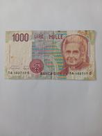 Italië 1000 lire, Postzegels en Munten, Bankbiljetten | Europa | Niet-Eurobiljetten, Ophalen of Verzenden