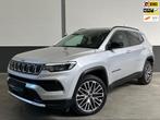 Jeep Compass 4xePlug-in Hybrid Limited, PDC, Climate, NAP, Automaat, Zwart, Leder en Stof, Bedrijf