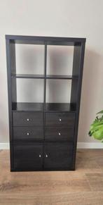 Ikea Kallax Kast met Lades en Deuren, Overige materialen, Gebruikt, 100 tot 150 cm, Modern