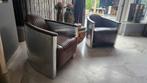 *2 x Stoere industriële fauteuils - model Aviator*, Huis en Inrichting, Ophalen, 75 tot 100 cm, Stoer - Industrieel, Zo goed als nieuw