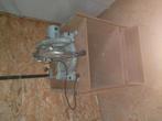 Afkortzaag met kast, zelfbouw op wielen, met bak, Ophalen, Gebruikt, 1200 watt of meer, Afkortzaag