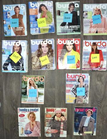 BURDA + NEUE MODE 2001-2012 + speciale nummers, ook retro beschikbaar voor biedingen