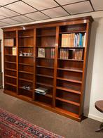 Grote mahonie boekenkast 272 cm breed, Antiek en Kunst, Ophalen of Verzenden