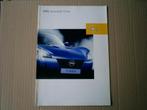 Opel Speedster Turbo 2001 / 2002 28 pag. + Prijslijst Duits, Verzenden, Zo goed als nieuw, Opel