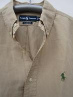 Linnen/zijden Ralph Lauren overhemd valt als ruime maat L, Kleding | Heren, Overhemden, Ophalen, Beige, Ralph Lauren, Zo goed als nieuw