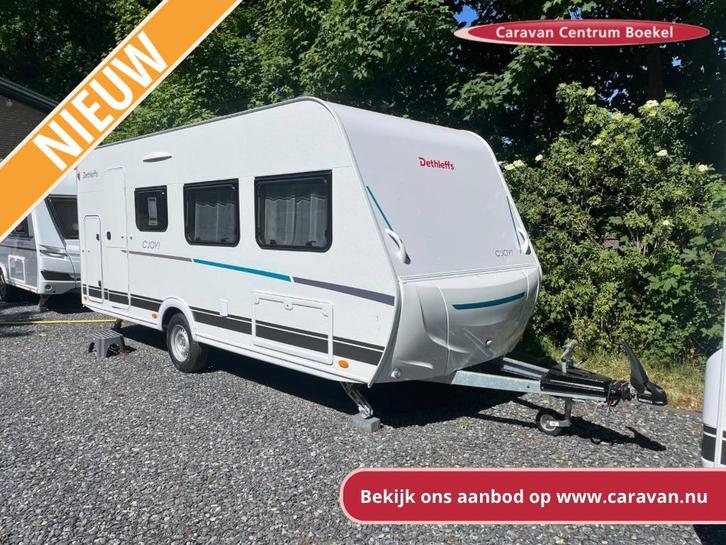 Dethleffs C'Joy 480 QLK *2025 model*, Caravans en Kamperen, Caravans, tot en met 6, 1000 - 1250 kg, Standaardzit, Dethleffs, Dwarsbed