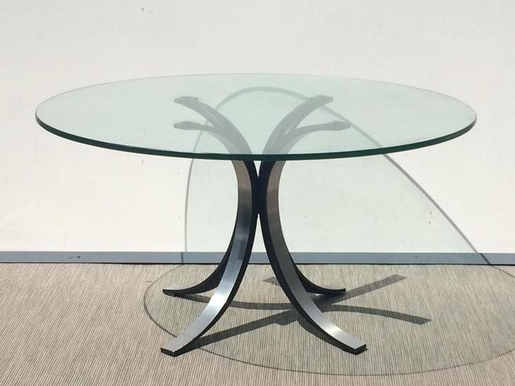 Vintage T69 by Osvaldo Borsani for Tecno hoge tafel XXL, Huis en Inrichting, Tafels | Eettafels, Gebruikt, 100 tot 150 cm, 100 tot 150 cm