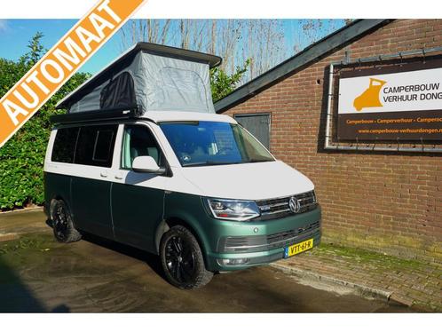 Volkswagen T6 4 motion Automaat 4 pers Camper bj 2017, Caravans en Kamperen, Campers, Bedrijf, Bus-model, tot en met 4, Volkswagen