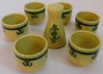 Flora Gouda , eierdoppen setje, Antiek en Kunst, Antiek | Servies los, Ophalen of Verzenden