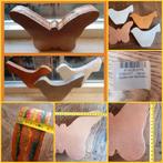 Hout decoratie vogels, vlinder, Tuin en Terras, Tuinwanddecoratie, Ophalen of Verzenden