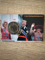 2 Euro 2014 Koningsdubbelportret op kaart, Postzegels en Munten, Munten | Nederland, Ophalen of Verzenden, Koningin Beatrix, Euro's