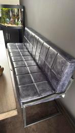 Mooie lederen eettafel bank, Ophalen of Verzenden, Zo goed als nieuw, Minder dan 75 cm, 150 tot 200 cm