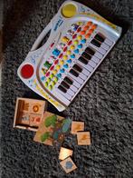 Muziek keyboard & houten memory spel | peuter, Ophalen, Zo goed als nieuw, Puzzelen, Met geluid