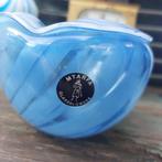 Prachtige handgemaakte bicolor asbak van Mtarfa, 8x12,5 cm, Antiek en Kunst, Antiek | Glas en Kristal, Ophalen of Verzenden