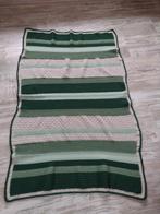 Groene Gehaakte Deken 2.00 bij 1.30, 100 tot 150 cm, Ophalen of Verzenden, Zo goed als nieuw, 150 tot 200 cm