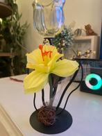 Decoratieve Bloemenhouder met Glas, Minder dan 50 cm, Overige typen, Ophalen of Verzenden, Zo goed als nieuw