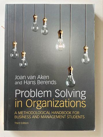Van Aken problem solving in organizations beschikbaar voor biedingen