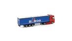 St vd Brink DAF XG+ met huifoplegger 1:87, Hobby en Vrije tijd, Modelauto's | 1:87, Ophalen of Verzenden, Nieuw, Bus of Vrachtwagen