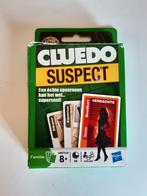Cluedo Suspect kaartspel ZGAN!, Ophalen of Verzenden, Drie of vier spelers, Zo goed als nieuw, Parker en Hasbro
