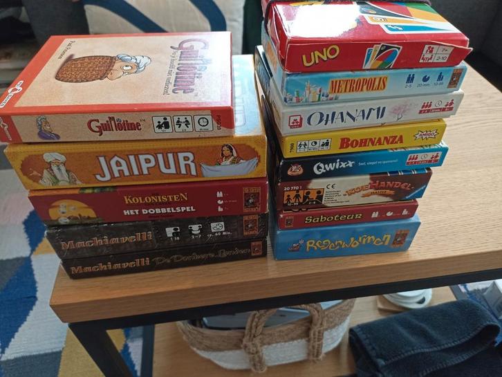 Kaartspellen en andere kleine spellen, Hobby en Vrije tijd, Gezelschapsspellen | Kaartspellen, Gebruikt, Een of twee spelers, Drie of vier spelers