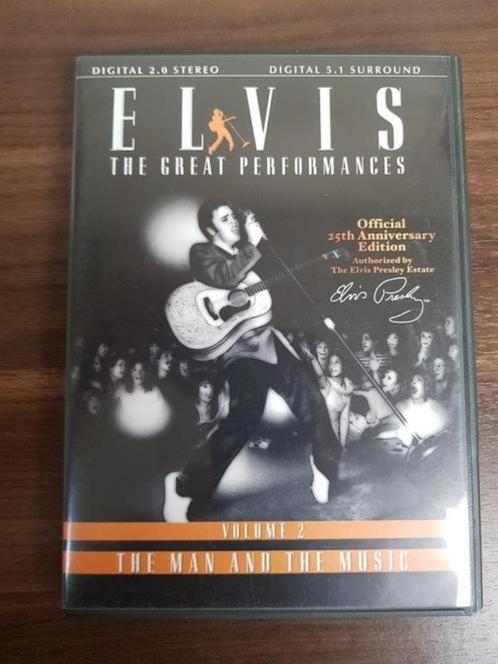 Elvis – The Great Performances Volume 2 - The Man And The, Cd's en Dvd's, Dvd's | Muziek en Concerten, Zo goed als nieuw, Muziek en Concerten