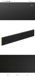 Mdf zwart plinten 90-15 cm 6 pak, Nieuw, Ophalen of Verzenden, Mdf, 200 tot 250 cm