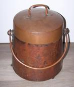 Antieke grote koperen doofpot. H. 43cm. Izgs., Ophalen of Verzenden, Koper