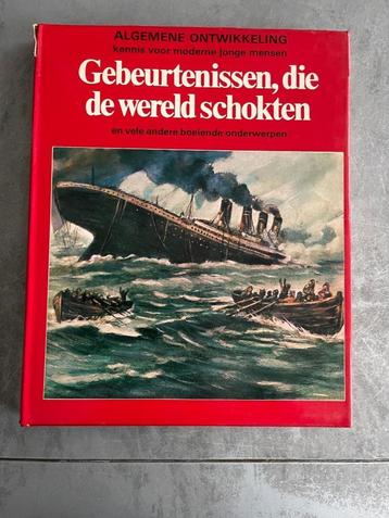 Boek Gebeurtenissen die de wereld schokten beschikbaar voor biedingen
