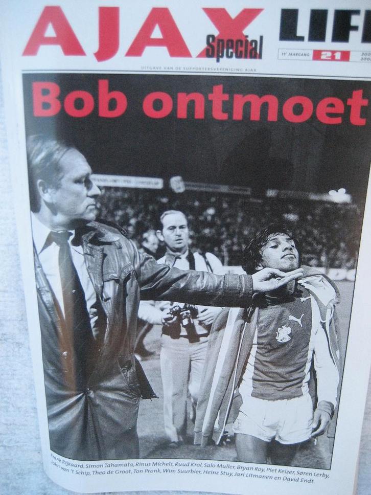 Ajax Life Special "Bob ontmoet" jaargang 11 nummer 21, Verzamelen, Sportartikelen en Voetbal, Zo goed als nieuw, Boek of Tijdschrift
