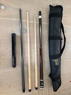 Mooie JBS Clear driebanden keu met 3 topjes, extensie en tas, Ophalen of Verzenden, Zo goed als nieuw, Keu of Ballen