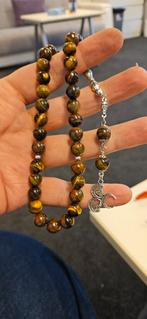 Natuursteen Tesbih & Armband - Tijgeroog, Overige materialen, Met edelsteen, Bruin, Nieuw