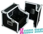 Flightcase, Rack case,DJ systeem case 19 inch, 2U-6U-2U