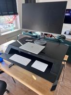 Zit sta bureau verhoging, Ophalen, In hoogte verstelbaar, Zo goed als nieuw, Stabureau